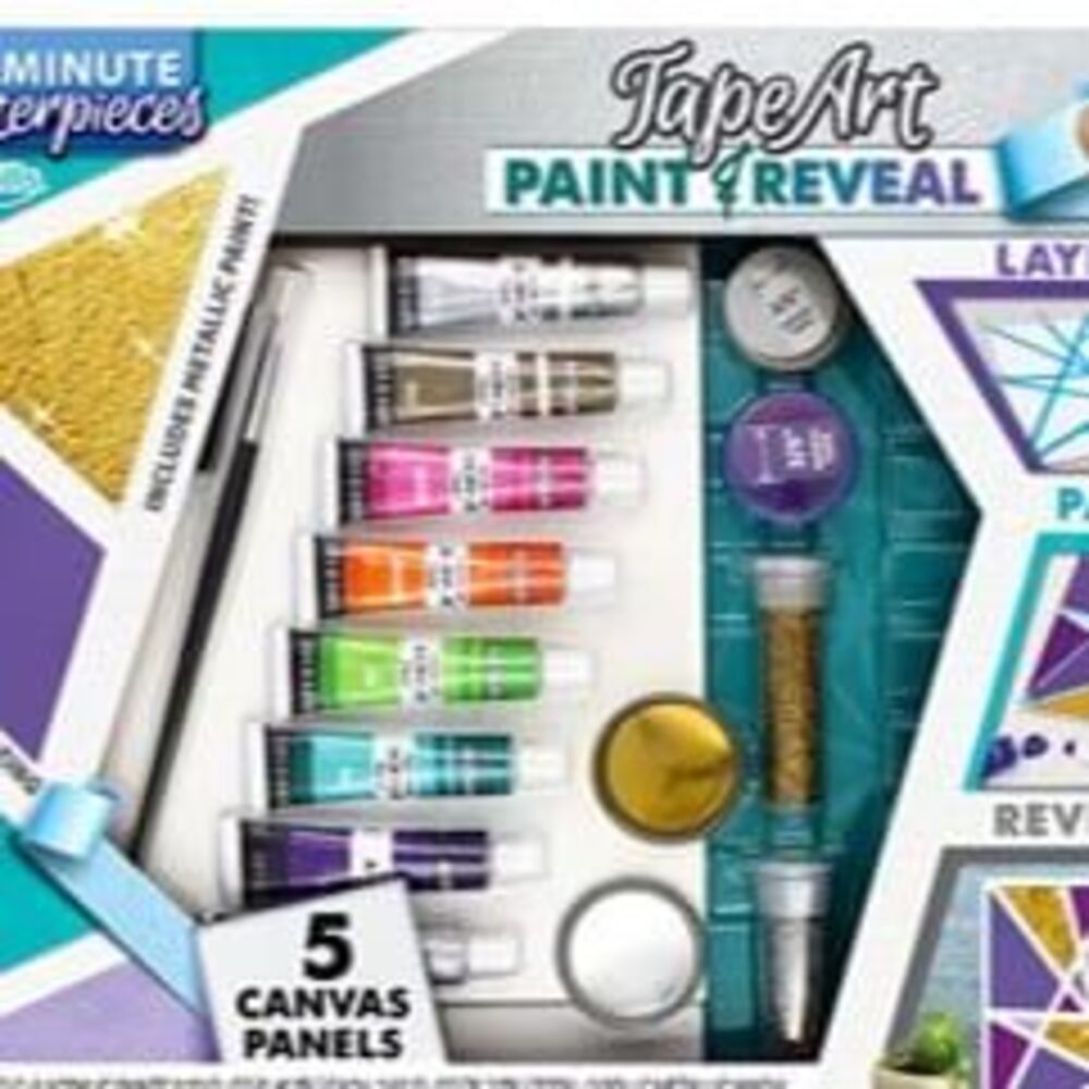 ArtSkills 5-Minute Masterpieces Tape Art Paint and Reveal